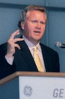 (CORRECTED)GE Chairman Immelt makes speech at Tokyo hotel